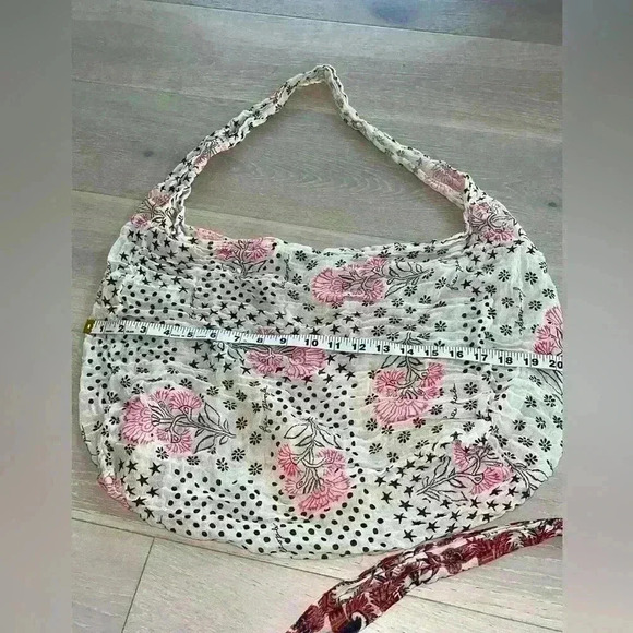 Free People lot of 3 Cotton Muslin Reusable Tote Bags - Picture 3 of 8